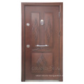 2020 newly solid wood armoured steel exterior security door